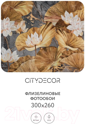 Фотообои листовые Citydecor Blossom 20 (300x260см)