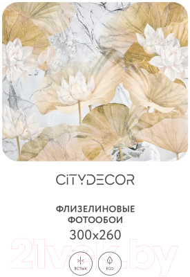 Фотообои листовые Citydecor Blossom 21 (300x260см)