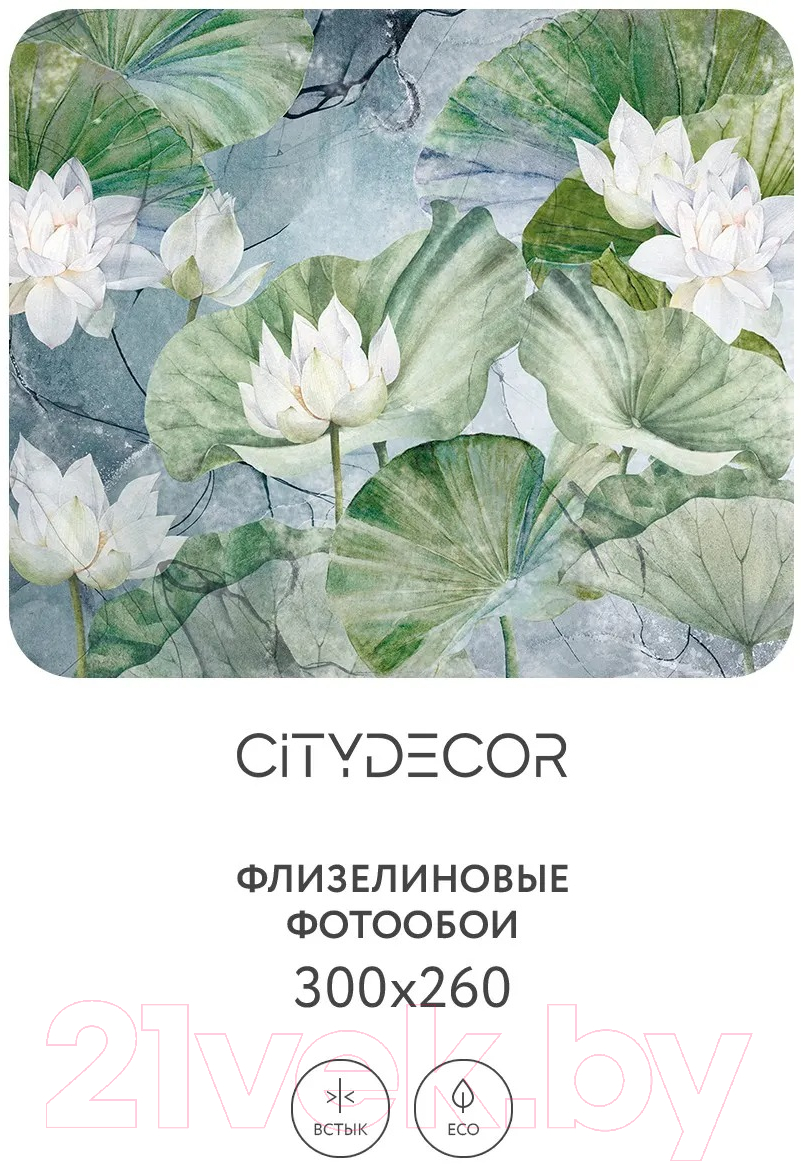 Фотообои листовые Citydecor Blossom 26