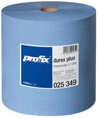 Бумажные полотенца PROFIX 3-х слойная 38x36см / 025349 (синий)
