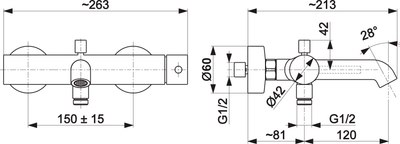 Смеситель Armatura Moza 5034-020-81 (черный)