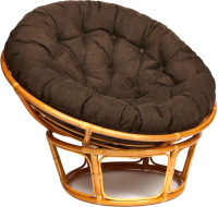 Кресло садовое Tetchair Papasan 23/01 W с подушкой (мед/коричневый) - 