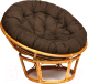 Кресло садовое Tetchair Papasan 23/01 W с подушкой (мед/коричневый) - 
