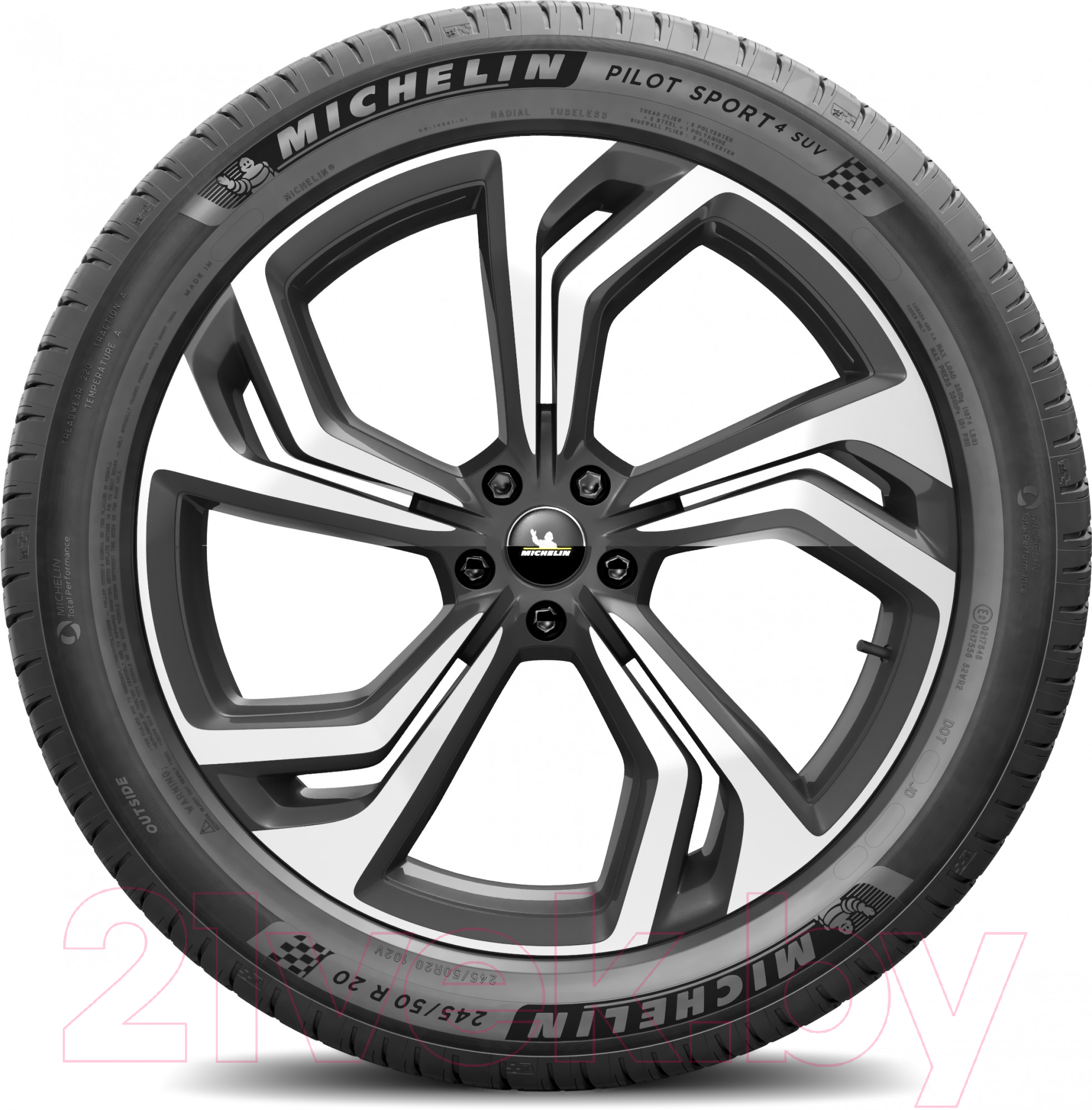Летняя шина Michelin Pilot Sport 4 SUV 275/40R21 107Y Run-Flat BMW — фото 3