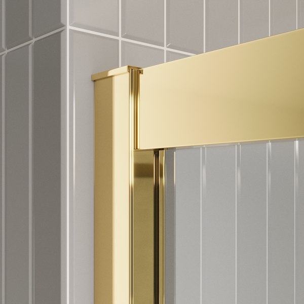 Купить Душевая дверь BelBagno LUCE-BF-1-120-C-ORO в Могилеве