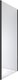 Душевая стенка BelBagno LUCE-90-FIX-C-NERO - 