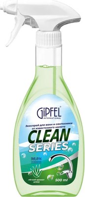 

Чистящее средство для ванной комнаты, Clean Series Экоспрей от известкового налета
