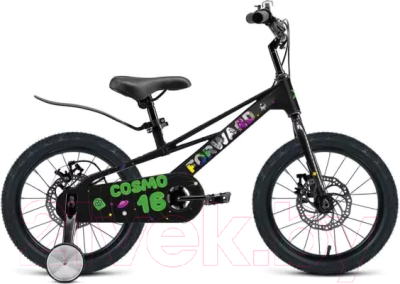 Детский велосипед Forward Cosmo 14 2023 / IB3FF10FBXBKXXX (черный)