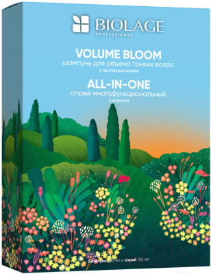Набор косметики для волос MATRIX Шампунь Biolage Volume Bloom + Спрей для волос All In One (250мл+150мл)
