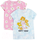 Комплект футболок детских Mark Formelle 117892-2 (р.128-64, голубой тай дай/ромашки на розовом) - 