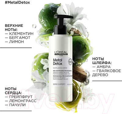 Пре-шампунь L'Oreal Professionnel Serie Expert Мetal Detox (250мл)