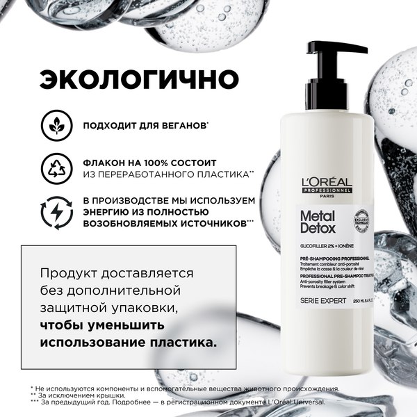 Пре-шампунь L'Oreal Professionnel Serie Expert Мetal Detox (250мл)