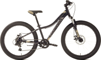 Велосипед Forward Twister 24 2.0 D 2024 / IB4F47152XBKXBE (черный/бежевый) - 