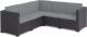 Диван садовый Keter Provence Set / 244414 (графит) - 