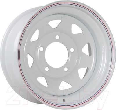 Штампованный диск ORW Toyota 16x8" 5x150мм DIA 113мм ET -13мм (White)