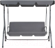 Миниатюра изображения товара Качели садовые National Tree Company Simple с тентом К-1 / DS-186 (серый)