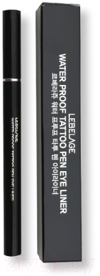 Подводка для глаз жидкая Lebelage Water Proof tattoo Pen Eye Liner (8г)