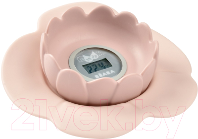 Детский термометр для ванны Beaba Thermometre Lotus Old Pink New 2021 / 920377