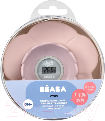 Детский термометр для ванны Beaba Thermometre Lotus Old Pink New 2021 / 920377