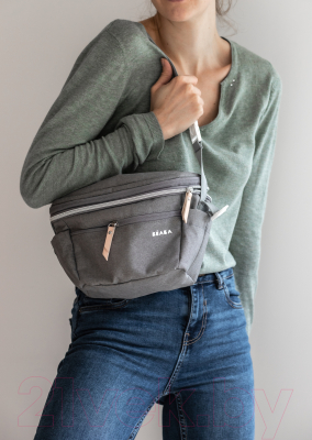 Сумка для коляски Beaba Sac Biarritz Heather Grey 940265