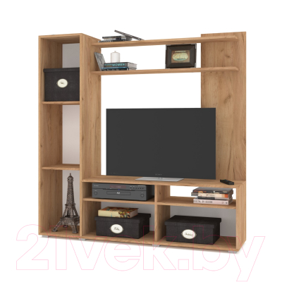 Изображение товара Стенка Modern Рига (золотой дуб/графит)