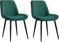 Набор стульев ДСВ Канцлер (зеленый софт) - 