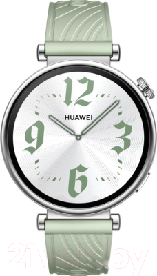 Умные часы Huawei Watch GT 4 41mm ARA-B19 (зеленый ремешок из фторэластомера)