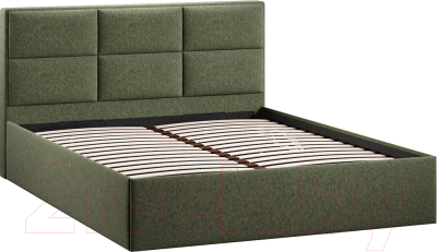 Купить Двуспальная кровать ТриЯ Стелла Тип 1 c ПМ и заглушиной 160x200  