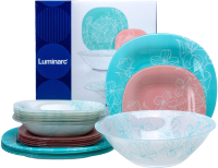 Набор тарелок Luminarc Neo Carina Annalee Turquoise V6290 (19шт) - 