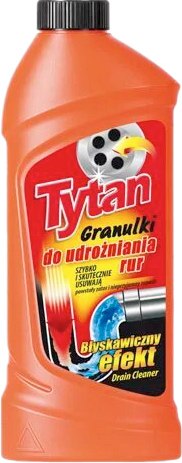 Средство для устранения засоров Tytan Гранулы для канализационных труб (800г)