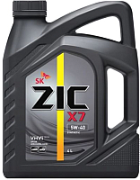 Моторное масло ZIC X7 5W40 / 162662 (4л) - 