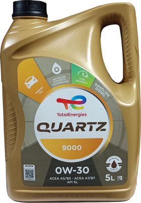 Моторное масло Total Quartz 9000 0W30 / 209314 / 214297 (5л) - 