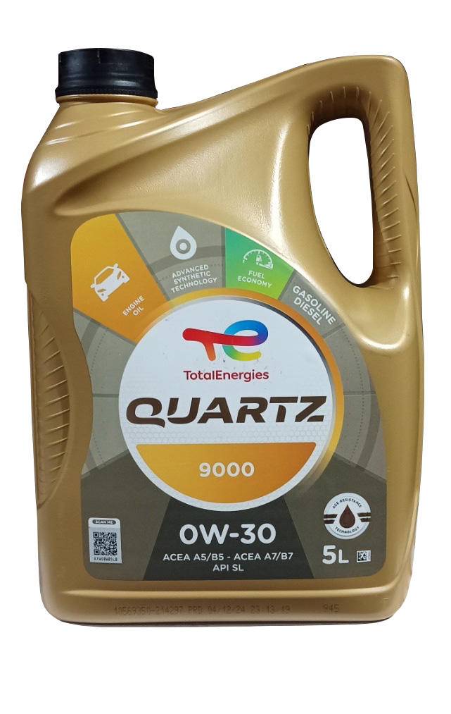Моторное масло Total Quartz 9000 0W30 / 209314 / 214297 (5л)