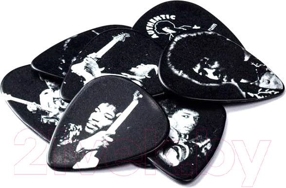 Набор медиаторов Dunlop Manufacturing JHPT05H Jimi Hendrix Silver Portrait