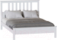 Двуспальная кровать Мебельград Эдит 160x200  (белый фактурный) - 