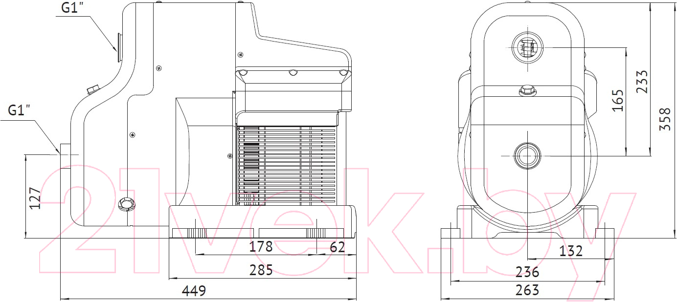 Насосная станция Unipump Sca Max / 75354 — фото 3