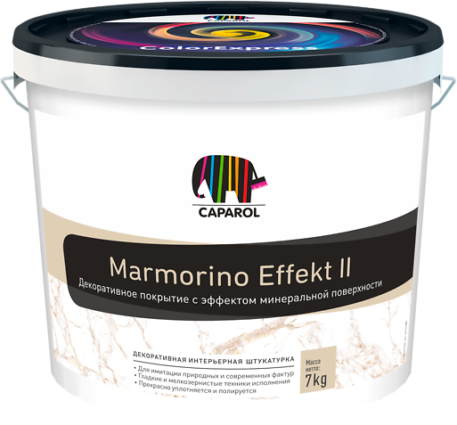 Штукатурка декоративная Caparol Marmorino Effekt II