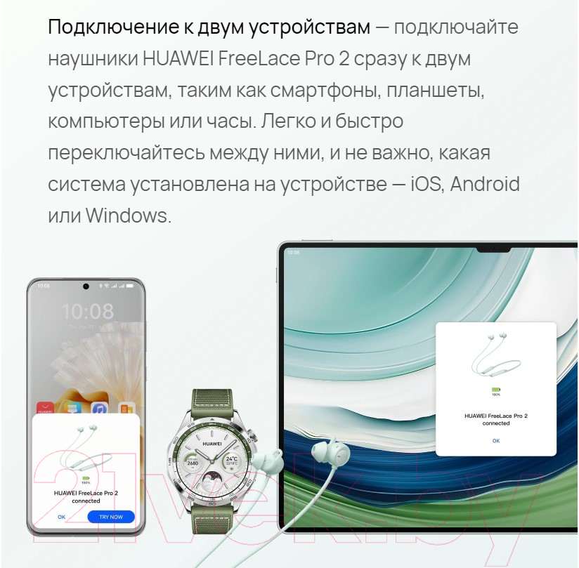 Беспроводные наушники Huawei FreeLace Pro 2 / M0004