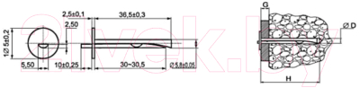 Анкер клиновой ROOFRetail Man 6x40 (100шт)