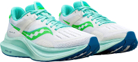 Кроссовки Saucony Tempus / S10720-115  (р.7, белый/мятный) - 