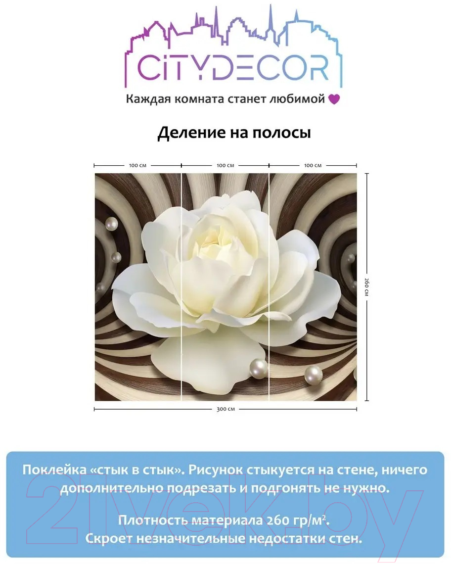 Фотообои листовые Citydecor Абстракция 35