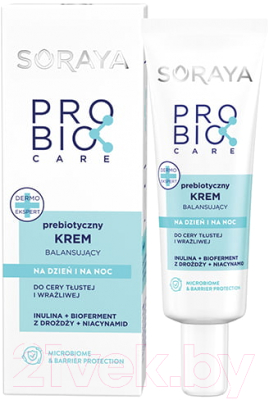 Крем для лица Soraya Probio Care Пребиотический для жирной и чувствительной кожи (50мл)