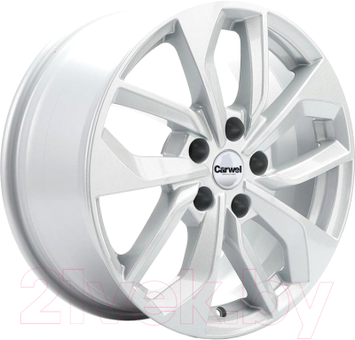 Литой диск Carwel Эльтон 17x7" 5x114.3мм DIA 66.1мм ET 40мм SLT