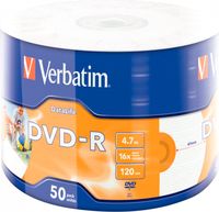 Набор дисков DVD-R Verbatim DL Inkjet Printable 4.7Gb / 43793 (50шт) - 