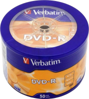 Набор дисков DVD+R Verbatim Wagon Wheel 4.7Gb / 43731 (50шт) - 