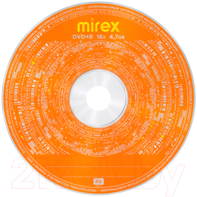 Набор дисков DVD+R Mirex 4.7Gb 16x / UL130013A1B (50шт)