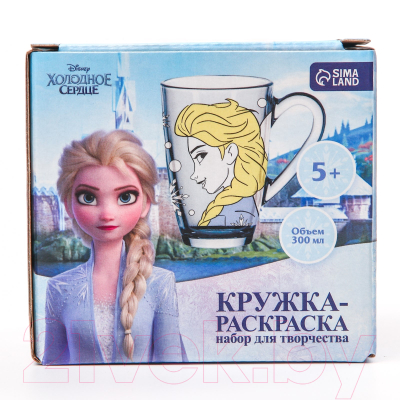 Набор для творчества Disney Роспись кружки. Анна и Эльза. Холодное сердце / 7728500