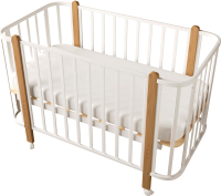 Детская кроватка СКВ 390001-6 (белый/бук) - 
