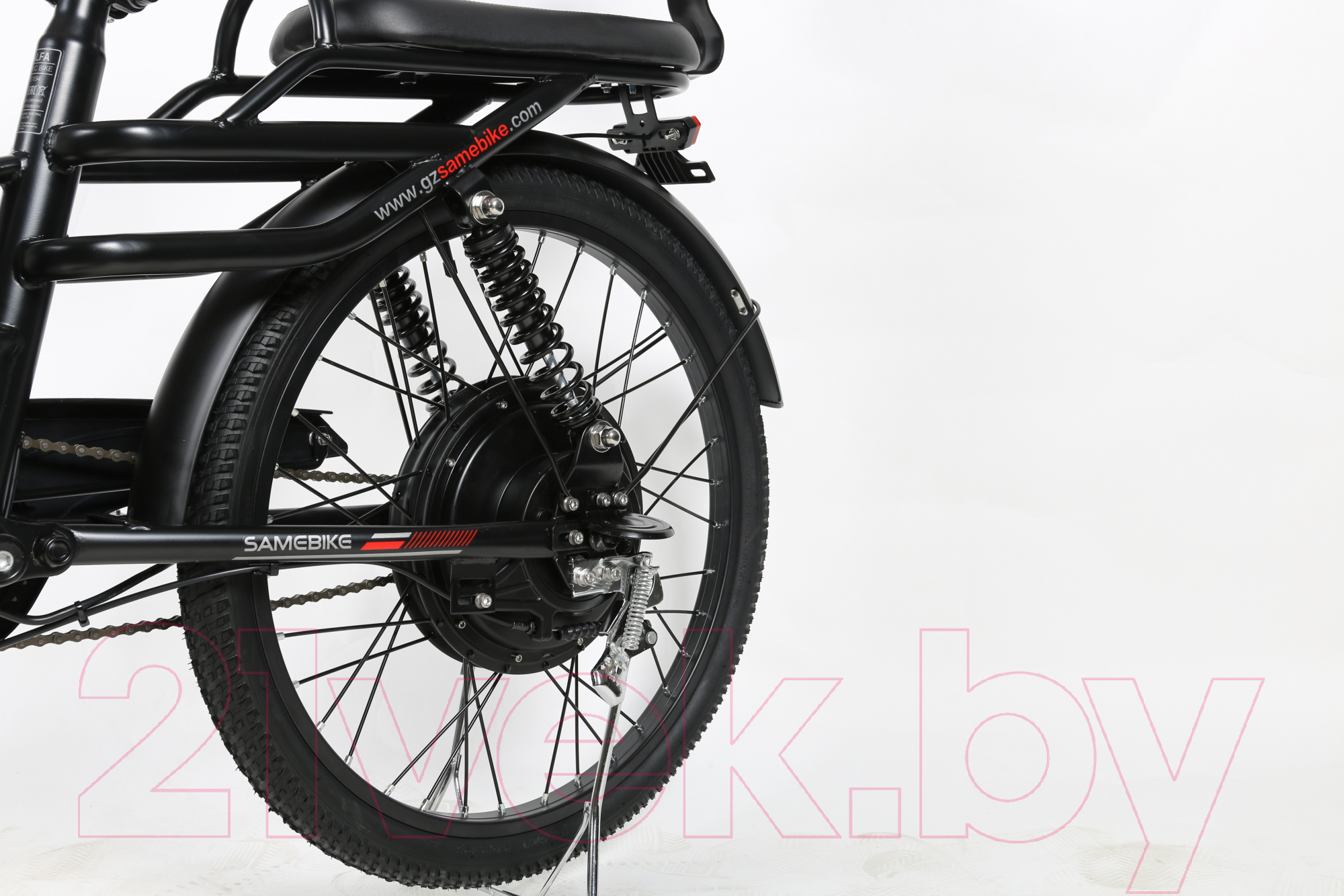 Электровелосипед Samebike Е-Alfa New со стальной рамой SB-E-ALFA500-48/13