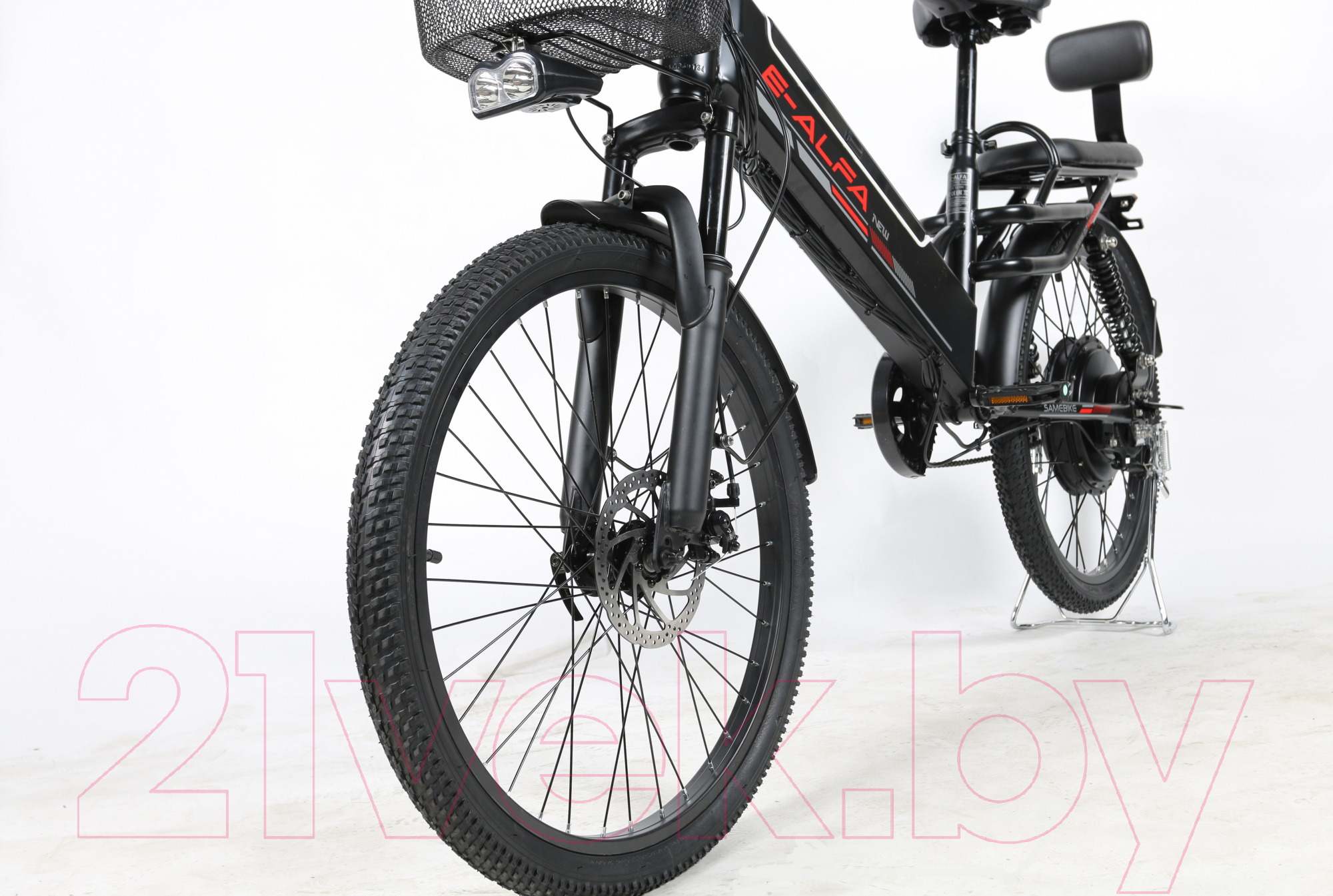 Электровелосипед Samebike Е-Alfa New со стальной рамой SB-E-ALFA500-48/13